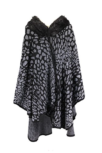 G2 Chic Women's Trendy Casual Cold Weather Knit Ponchos