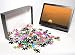 Photo Jigsaw Puzzle of Flamingo Flock - In flight at sunset over the Atlantic from Ardea Wildlife Pets