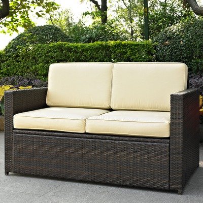 Wicker Chair on Wicker Loveseat For Sale Crosley Furniture Palm Harbor Outdoor Wicker