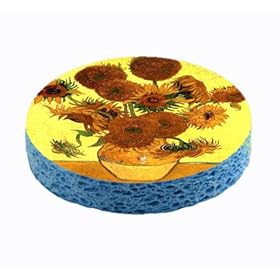  Fine Art Vincent Van Gogh Sunflowers Unique Kitchen Sponge