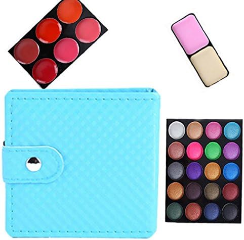 Smosee 32 Color Cosmetic Shimme Matte Eyeshadow Cream Makeup Palette Set (Blue)