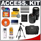 Accessory Kit for Nikon D80 Digital SLR Camera with Transcend 2GB 133x SecureDigital (SD) Card + Tamron 28-80mm Zoom Lens + Tamron 70-300mm Di LD Macro Zoom Lens + Spare Replacement Battery for Nikon EN-EL3e + High Speed USB 2.0 SecureDigital (SD) Card Reader + Deluxe Photo/Video 57 Tripod + Nikon SLR System Case