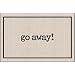 High Cotton Inc Go Away Funny Welcome Front/back Doormat
