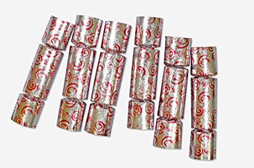 Harbottle House Red Swirl Party Crackers (6)