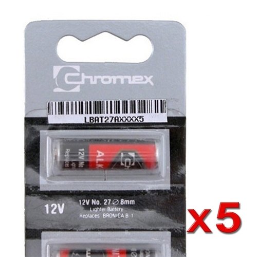 Alkaline Battery - 27A (5pcs) by eForCity