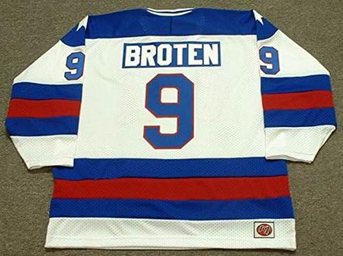 NEAL BROTEN 1980 USA Olympic Throwback White Hockey Jersey