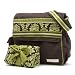 Pistachio Damask Messenger Diaper Bag