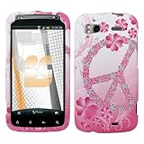 Peace & Flowers Protector Case for HTC Sensation 4G