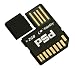Aiptek PSD2048 2GB High Speed SD Card with Built-In USB 2.0 Connector