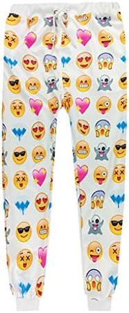 SUNY Men Joggers Fashion emoji Harem Pants Trousers Hip Hop Jogging Sweatpants