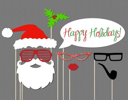 Cool Santa Prop Collection. 9 Piece Set.
