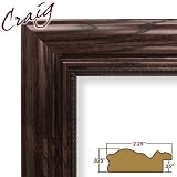 24x36 Walnut brown custom wood picture frame / poster frame