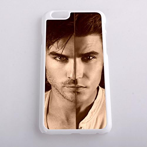 Paul Wesley and Ian Joseph Somerhalder Design Hard Phone Case For iPhone 6 (4.7 inch) case(White Hard)