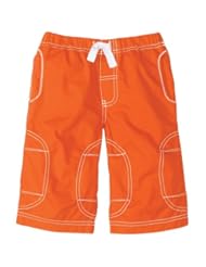 Apparel: Hanna Andersson Little Boy Deck Pants, Size 90 (3T), Orange Daybreak