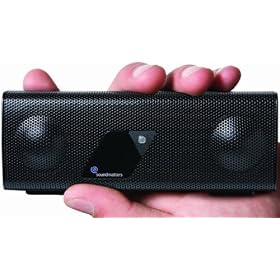 Soundmatters foxLv2 Bluetooth Pocket-sized Audiophile Loudspeaker System with Bluetooth and Hands-free Microphones (Black)