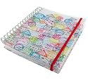 Paperchase A5 Notebook. Allover Passport Stamps Design