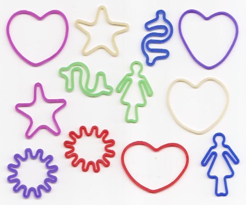 Fun Shaped Bandz - Basic Hearts & Stars (12 Pcs)