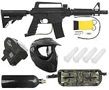 US Army Alpha Tactical Starter B Paintball Gun Kit - Black