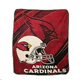 NFL Arizona Cardinals Super Soft Plush Thermal Blanket / Fleece Couch Throw - Red