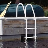 Howell White Galvalume Flip-Up Dock Ladders