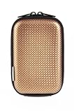 Produkt-Bild: Carat Electronics Camera Mate Carbon Kameratasche (110 x 70 x 35 mm) mit G&uuml;rtelschlaufe gold