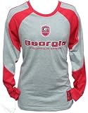 Men`s Georgia Bulldogs L/S Heather Gray Overdrive Tee