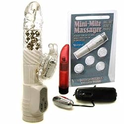 Crystal Clear Venus Butterfly Climaxer Vibrator Adult Sex Toy Kit