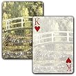Water Lilies and Japanese Bridge - Single Deck Playing Cards
