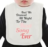 And We Danced All Night Slogan ネクタイを有する有機ビブ Medium