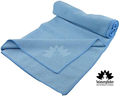 Yoga Towel by Waterglider, Hot Yoga: 100% Microfiber, Mat-size Length