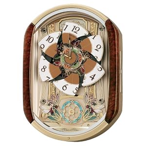 Seiko Melodies in Motion Wall Clock Plays One of Twelve Hi-Fi Melodies by