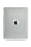 iPad Full Diamond Snap On Back Shell Case - Silver Diamante