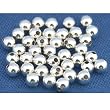40 Sterling Silver Round Ball Beads Beading Stringing Parts 3mm