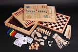 XXL Spielesammlung aus Holz - Philos - in Vollholzbox 36 x 36 x 6 cm - viele Spiele-Klassiker - z.B. Mensch ärgere dich nicht - Dame - Schach - Mühle - Backgammon - Domino - Mikado - Poker u.v.m. XXL Spielesammlung aus Holz - Philos - in Vollholzbox 36 x 36 x 6 cm - viele Spiele-Klassiker - z.B. Mensch ärgere dich nicht - Dame - Schach - Mühle - Backgammon - Domino - Mikado - Poker u.v.m.