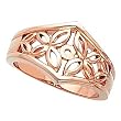 14K Rose Gold Engagement Ring Mounting