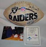 Tim Brown Autographed/Hand Signed Oakland Raiders Full Size Fotoball Football