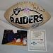 Tim Brown Autographed/Hand Signed Oakland Raiders Full Size Fotoball Football