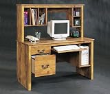Review Sauder 128939 / Sauder Cottage Desk with Hutch - Pine Finish