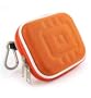 (Nylon Orange + Screen Protector) Kroo Digital Camera Case for Casio Exilim Ex-v7 Casio Exilim Ex-z75 Casio Exilim Ex-s3 Casio Exilim Ex-s500 Casio Exilim Ex-z30 Casio Exilim Ex-z40 Casio Exilim Ex-z50 Casio Exilim Ex-z500 Casio Exilim Ex-z55 Casio Exilim Ex-z57 Casio Exilim Ex-z60 Casio Exilim Ex-z600 Casio Exilim Ex-z70 Casio Exilim Ex-z700 Casio Exilim Ex-z750 Casio Exilim Ex-z850 Digital Camera Case
