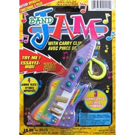 Click here to buy Band Jams Battery Operated Guitar with Carry Clip by Band Jams