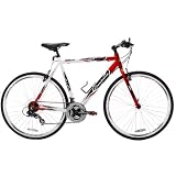 Giordano RS700 Hybrid Bike (54cm Frame), Red/White/Black