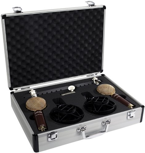 Cascade Microphones FAT HEAD II Blumlein Stereo Pair BrownGold