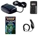 Cell Phone Accessories Bundle for Verizon LG ENV2 (Includes; Black Rubberized Coated Hard Cover with Optional Belt Clip, Rapid Car Charger, Home Wall Charger, Generation X Antenna Booster)