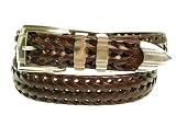 Tasso Elba Croc Leather Mens Belt