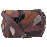 Embassy™ Italian Stone™ Design Genuine Leather Purse with Faux Snakeskin Embossing and High Quality Fittings by Embassy