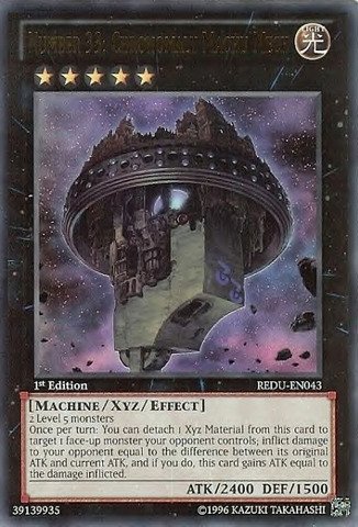Yu-Gi-Oh! - Number 33: Chronomaly Machu Mech (REDU-EN043) - Return of the Duelist - 1st Edition - Ultra Rare