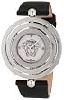 Versace Women's 80Q99SD497 S009 Eon 3 Rings Mother-of-Pearl Dial Black Watch from Versace