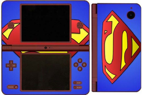  Superman Man of Steel Game Skin for Nintendo DSi XL Console