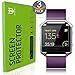 Fitbit Blaze Screen Protector [Full coverage], DEGBIT® [3-Pack] Fitbit Blaze Tempered Glass Screen Protector [0.26mm 2.5D, 9H Hardness] Ultra Clear /Anti-Scratch/Bubble-Free Shield-Lifetime Warranty