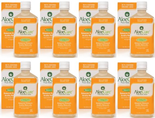 AloeCure® Natural 8 bottle - 1 month supply
